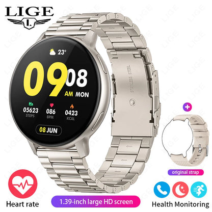Bluetooth Call Smart Watch Women Fashion Watches Custom Dial Sport Fitness Health Tracker Smartwatch for Android IOS 2026