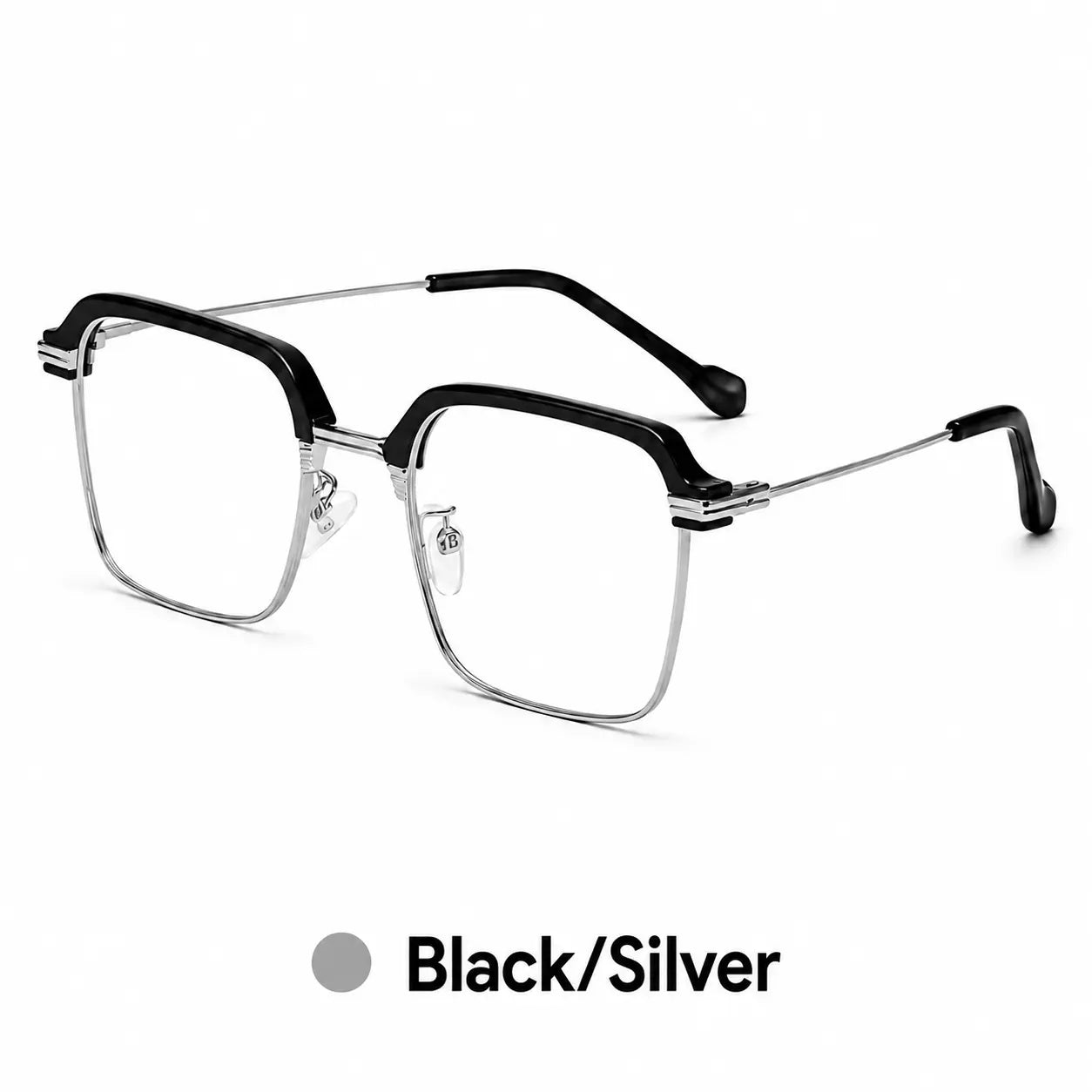 Photochromic Progressive Multifocal Presbyopia Readers Reading Glasses with Blue Light Blocking & UV400 Protection Semi-Rimless Black Gold Frame for Work Travel & Everyday Use Dealsforyoudays