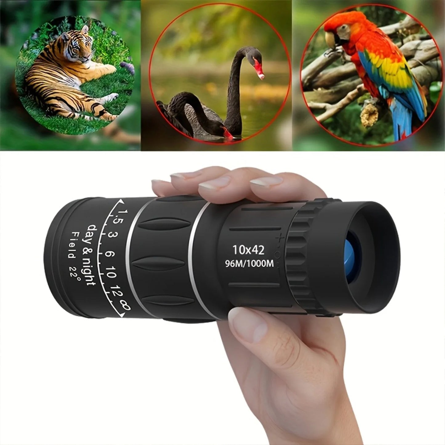 Mini Professional Monocular Telescopes Convenient to Carry Lightweight Material Telescopes Suitable for Sports Events Concerts