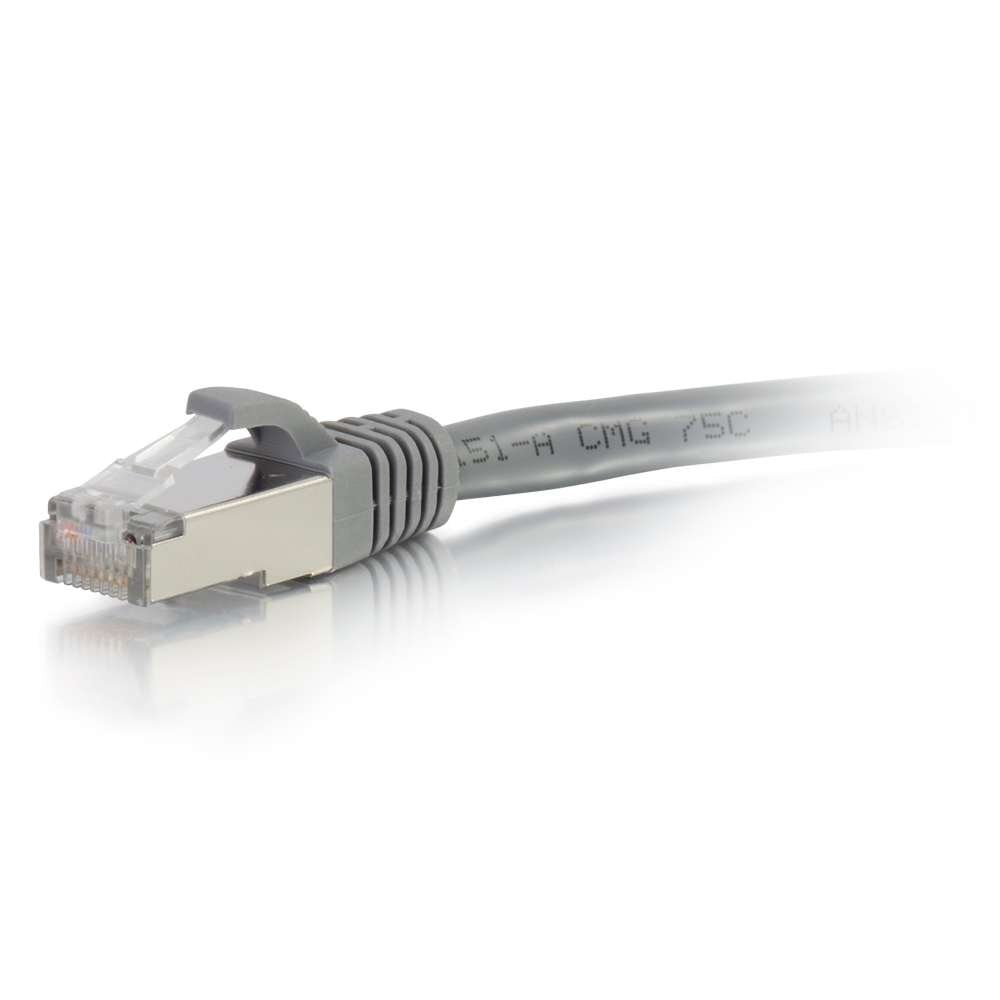 00783 Cat6 Cable - Snagless Shielded Ethernet Network Patch Cable, Gray (10 Feet, 3.04 Meters)