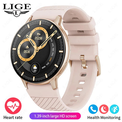 Bluetooth Call Smart Watch Women Fashion Watches Custom Dial Sport Fitness Health Tracker Smartwatch for Android IOS 2026