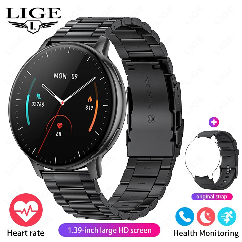 Bluetooth Call Smart Watch Women Fashion Watches Custom Dial Sport Fitness Health Tracker Smartwatch for Android IOS 2026