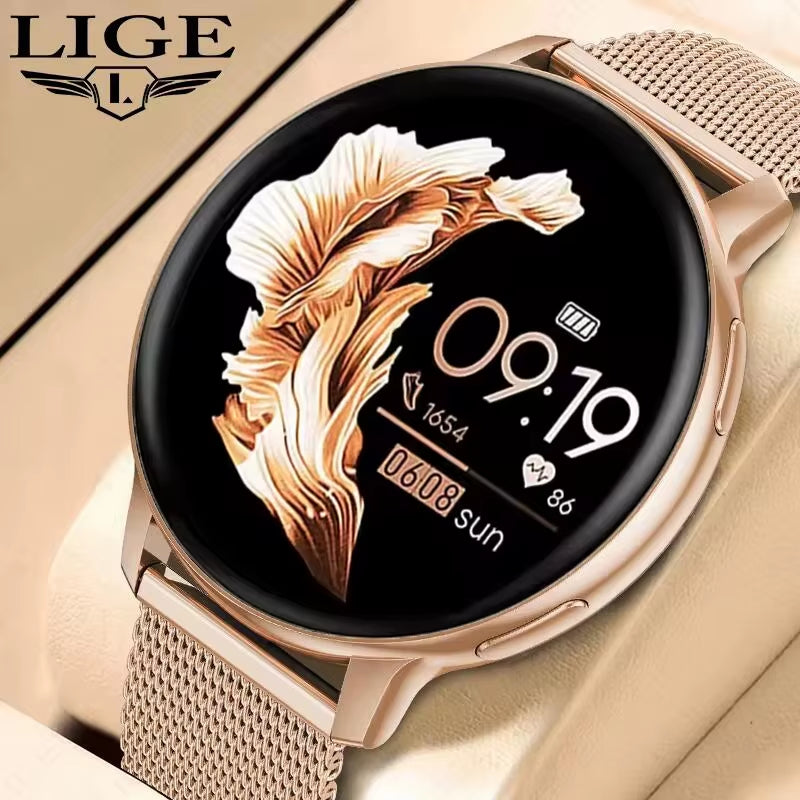 Bluetooth Call Smart Watch Women Fashion Watches Custom Dial Sport Fitness Health Tracker Smartwatch for Android IOS 2026