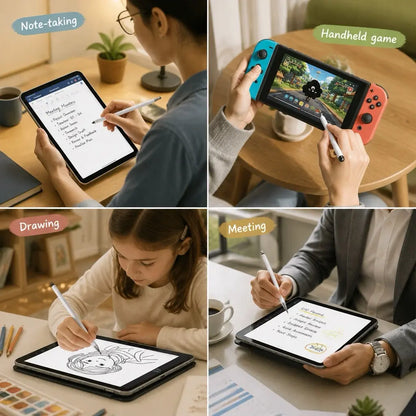 3-In-1 Neutral Pen Flat Pen,High Precision Universal Stylus Pen for Itablets, Phones, Switch, Suitable for All Ages, for Touch Screen, Can Be Used as a School Season Gifts,Birthday Gifts Stylus for School Sets NO Bluetooth Needed Mothersdaygift