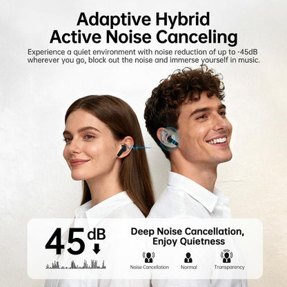 Air7 Pro Noise Cancelling Earbuds - Bluetooth 5.4, 40H Battery