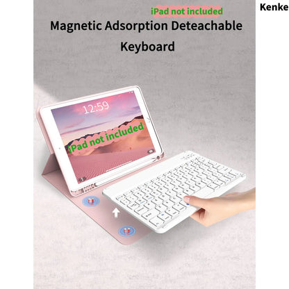 Kenke Ipad Case Keyboard with Magnetic Bluetooth Keyboard, Multi-Angle Stand, Pencil Holder, Full Protection Ipad 10Th Gen Case, A16 Ipad Case, Compatible with Ipad 11Th/10Th Gen, Ipad Air 11/13 Inch, Air 4/5/6/7, Ipad 7/8/9