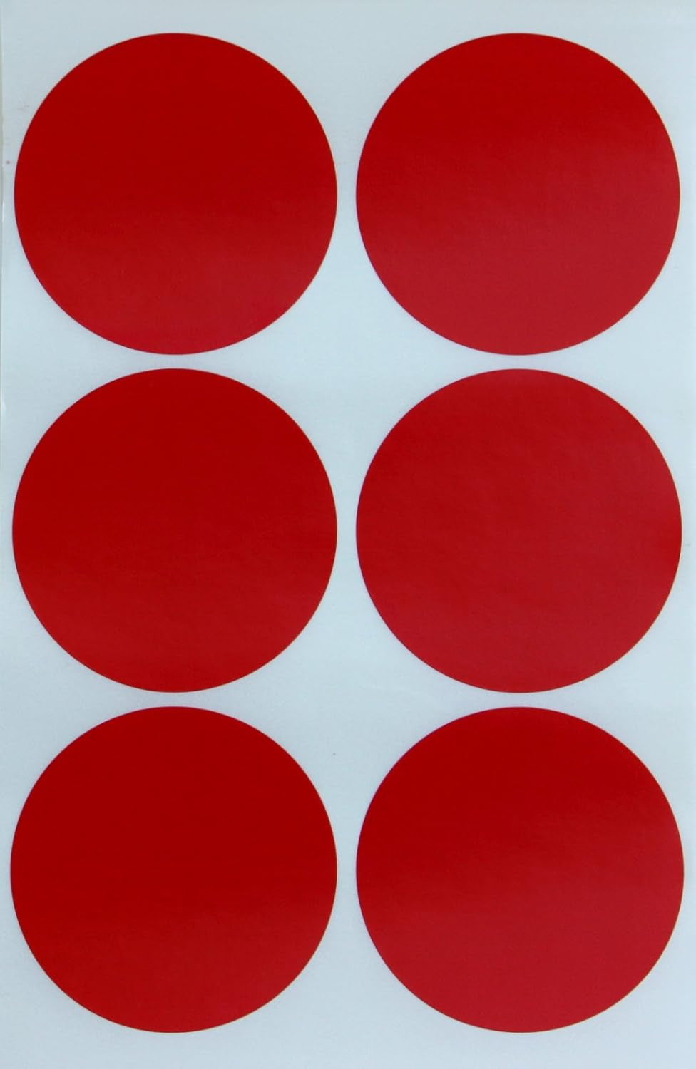 Red Labels Stickers 2 Inch for Inventory and Labeling 50Mm - 300 Pack