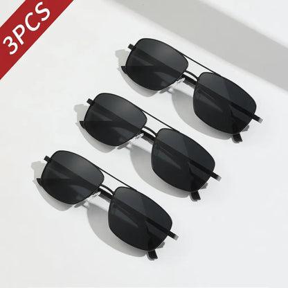Tiktok Trend Anti-Glare HD Reading Glasses & Classic Aviator Sunglasses | Unisex 2-Pack Premium Eyewear Collection for Summer Outfits