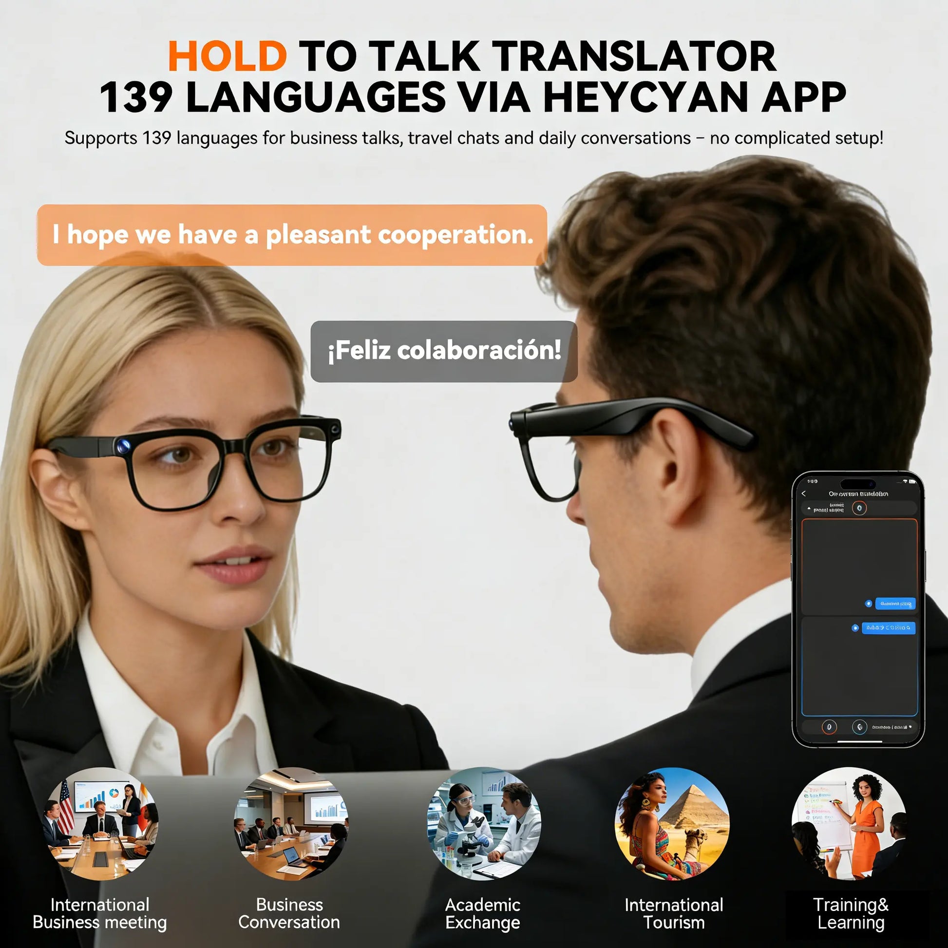 2026 New Smart AI Camera Glasses With8Mp Camera Glasses,1080P Anti-Shake Video Recording,Button Touch Adjustment for Travel Outdoor Adventures Hands-Free Photography 139 Languages Real-Time Translation Bluetooth Wireless Wearable Video Recording