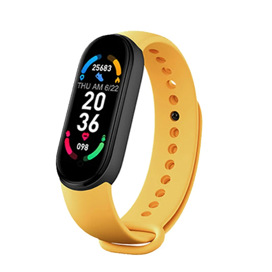 M6 Smart Watch Men Women Fitness Smart Bracelet Sports Band Heart Rate Blood Pressure Monitor Waterproof Multi-Function Watches
